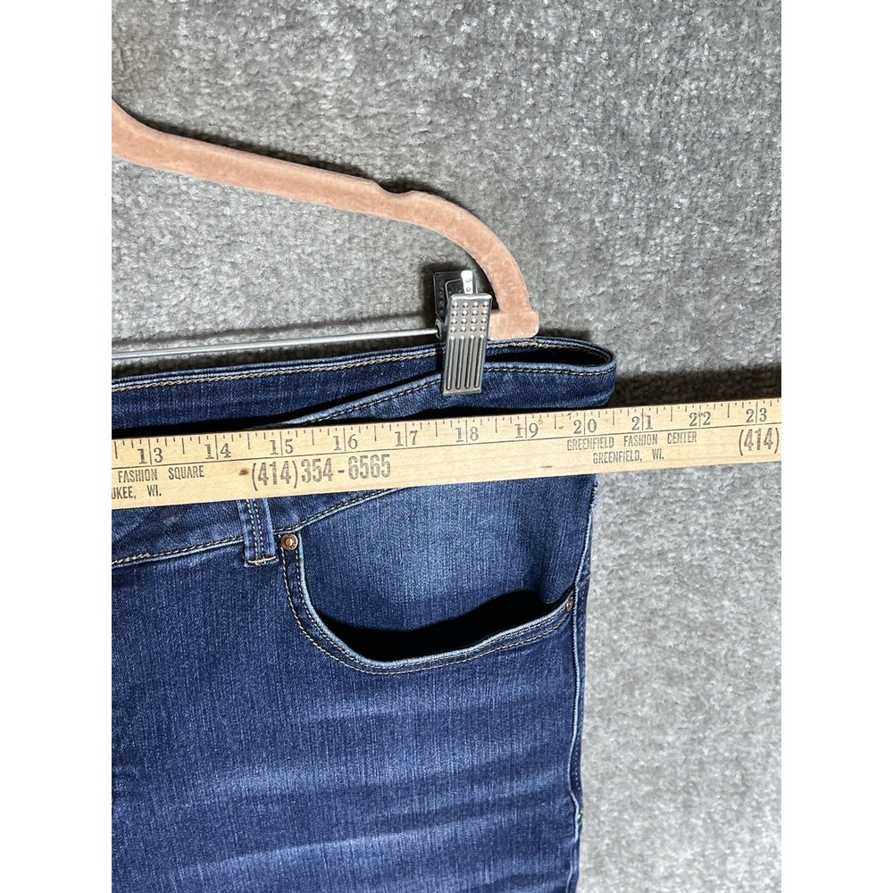 Maurices Everflex High Rise Skinny Jeans Womens Size 20W Blue Stretch 5 Pocket - Picture 7 of 10
